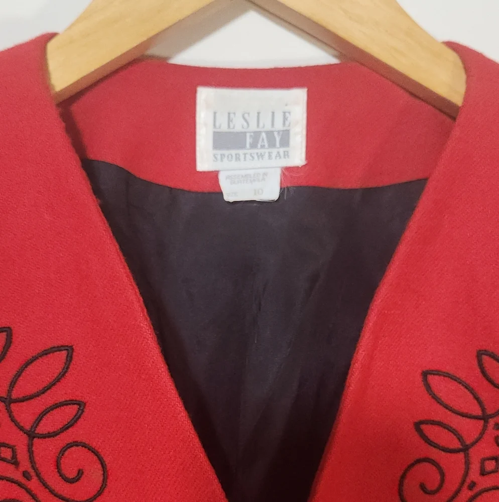 Vintage Leslie Fay Wool Jacket - Picture 8 of 12